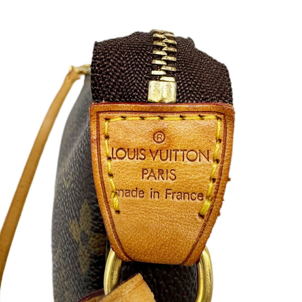 LOUIS VUITTON Authentic Brown Monogram Pochette Pouch - Picture 13 of 15